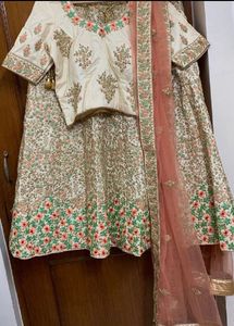 Trendy Bridal Lehenga With Zari &amp; Embroidery
