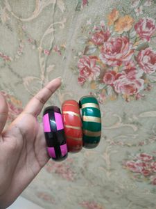 Set of 3 Colorful Bangles