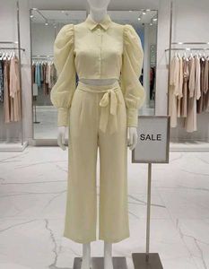 Elegant Light Yellow Co-ord Set