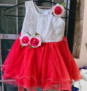 Very Beautiful Party Wear Baby Frock