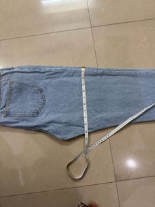 Light Wash High-Waisted Mom Jeans