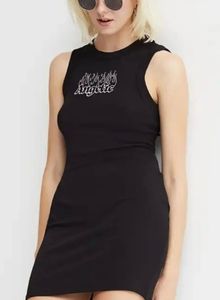 H&amp;M Black "Angelic" Rhinestone Dress