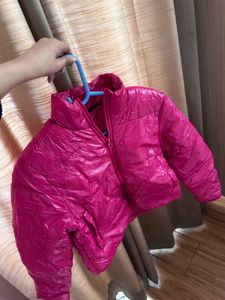 Stylish Pink Puffer Jacket