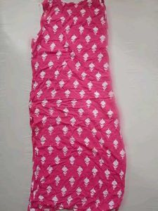 Stylish Pink Printed Kurta