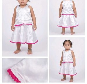 top skirt baby girl dress cotton linen