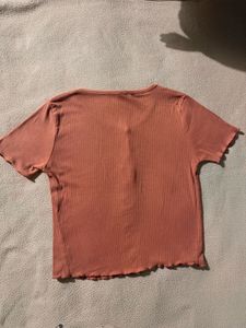 Cute Ruffled Button-Up Top