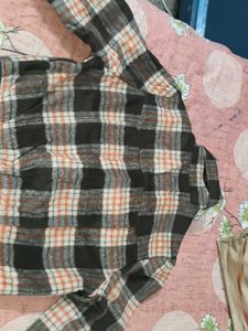 Cozy Plaid zipper winter jacket