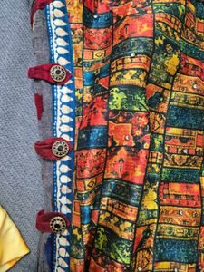 Kurta w attached skirt dress