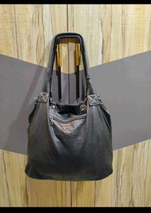 Striped Hobo Bag