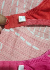 2 Pack Bra Set - Pink &amp; Coral