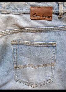 Light Wash Denim Jeans for Men