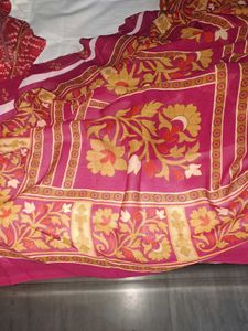 chunari print saree no less with blouse