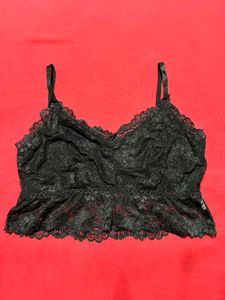 Black Lace Bralette Bra