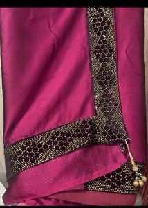 Elegant Magenta Saree