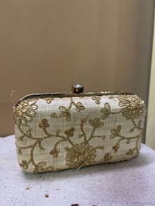 Elegant Embroidered Clutch Bag