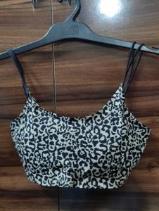 Leopard Print Bralette Top