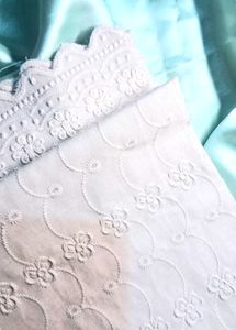 white Embroidered Palazzo