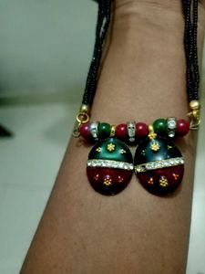 Stylish Mangalsutra with Colorful Pendants
