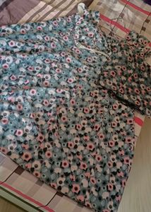 co-ord set Floral Print Lehenga Choli Se