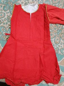 Beautiful Red Embroidered Set