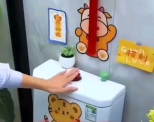 Decorative Cute Toilet Flush Push Button