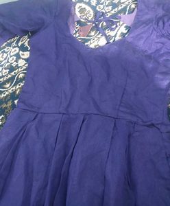 Beautiful Purple Anarkali Gown