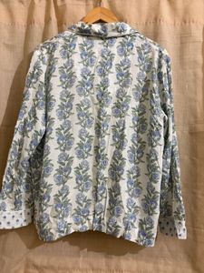 Floral printed pajama set