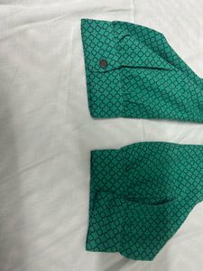 Green Allen Solly Formal Top