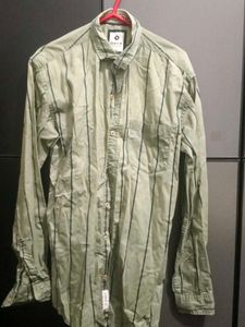 Onyx Striped Button-Down Shirt