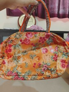 Vibrant Floral Hobo Bag