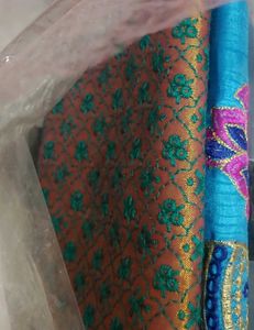 2 brand new Festive Art Silk blouse pieces