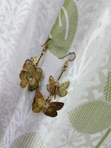 Elegant Butterfly Dangle Earrings