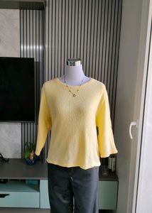 Zara Short Sleeve Light Sweater🇸‌🇦‌🇱‌🇪24hrs