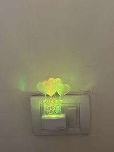Happy Birthday LED Lamp