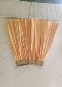 Elegant Pleated golden Skirt