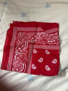 Red &amp; Black Paisley Bandanas (Set of 2)