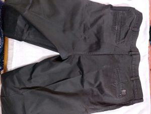 Black Men's Cotton Chinos