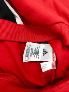 Adidas Red &amp; Black Sweatshirt