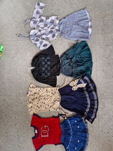 Girls' Dress Bundle - 6 Items