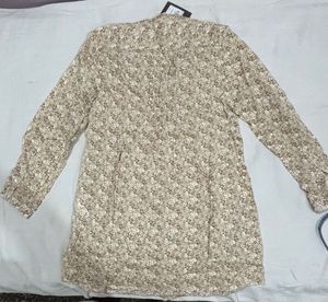 Floral Print Tunic Top