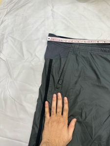Nike Grey Windbreaker Track Pants | Baggy Parachut