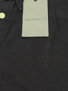 AllSaints Relaxed Fit Black Shirt