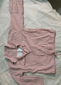 Combo Offer✨ – Striped Shirt Top❤️ + Denim Shorts