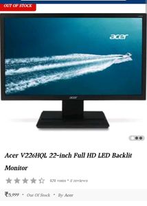 Acer Monitor - Great Condition