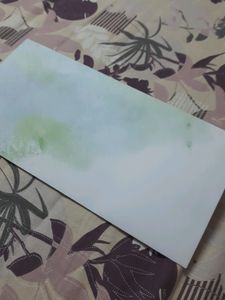Minimalistic Printed Envelopes, Green &amp; Blue, With Adhesive