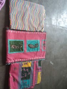 Vibrant Paisley Print cotton dress material.