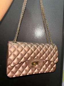 Rose Gold Party Wear Sling/hand Bag