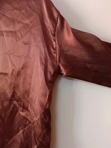 S Size  Satin Shirt
