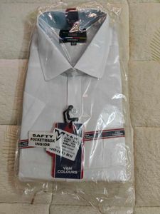 Men's White Short Sleeve Shirt