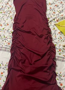 Chic Ruched Bodycon Dress